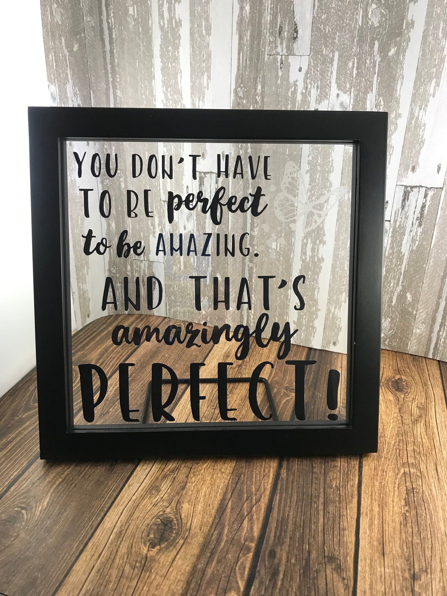 Motivational Float Frame Art