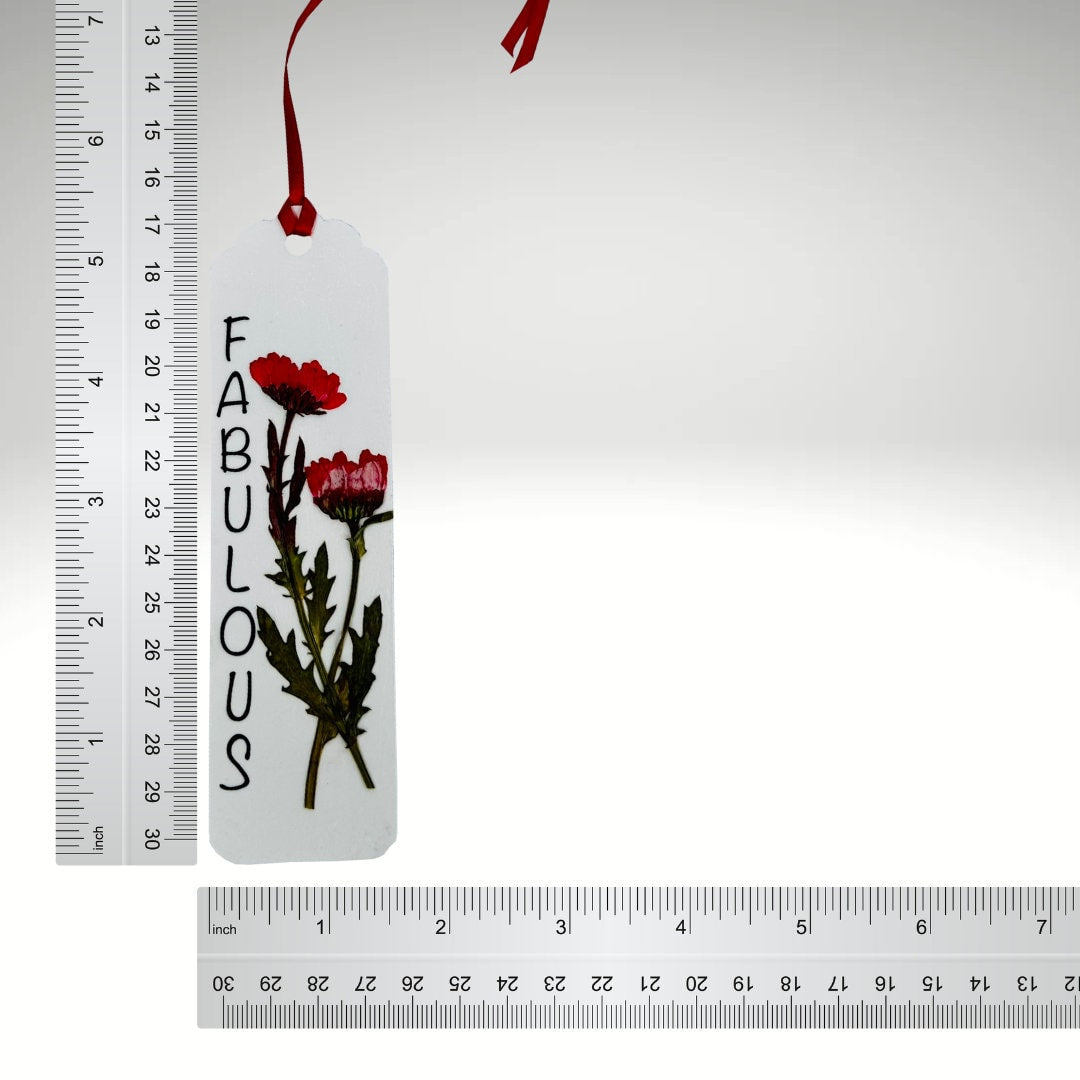 Floral Charm Bookmark - Fabulous