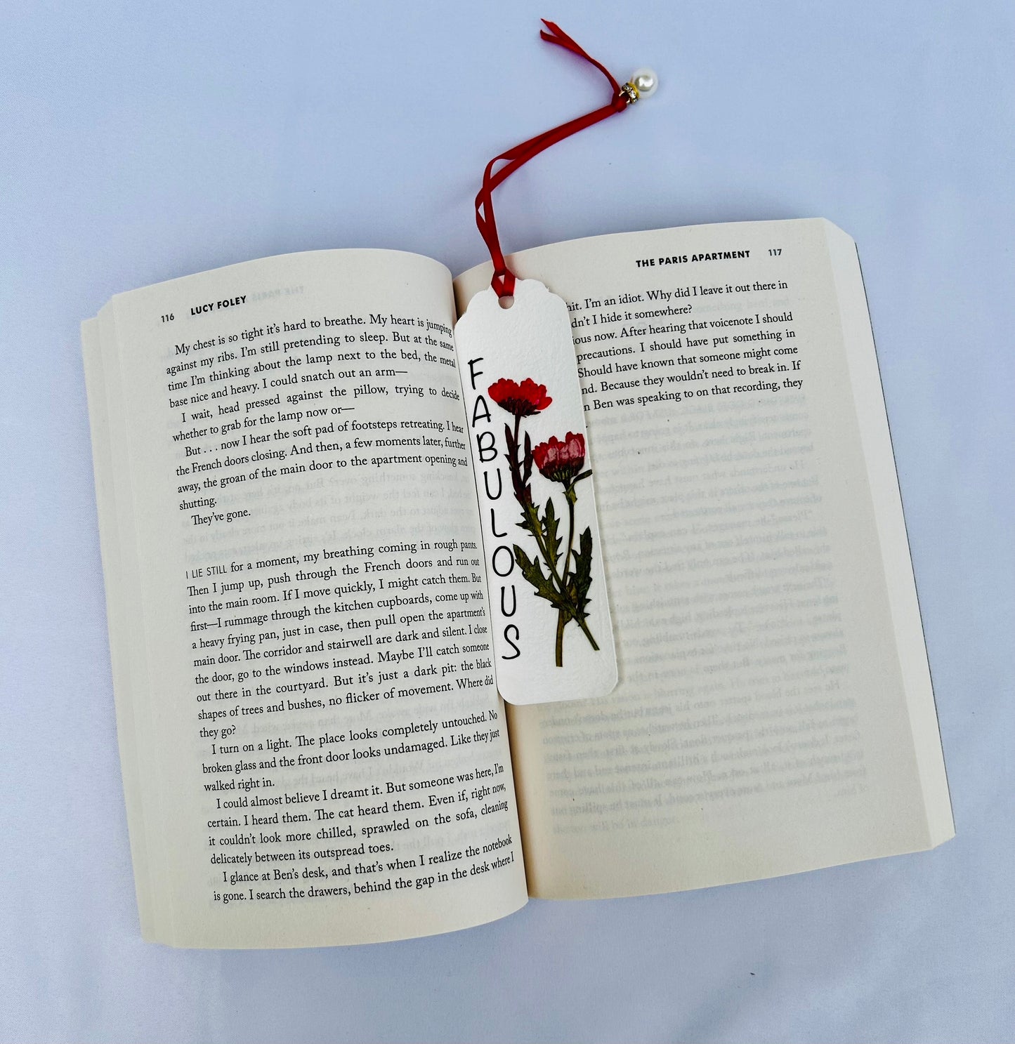 Floral Charm Bookmark - Fabulous