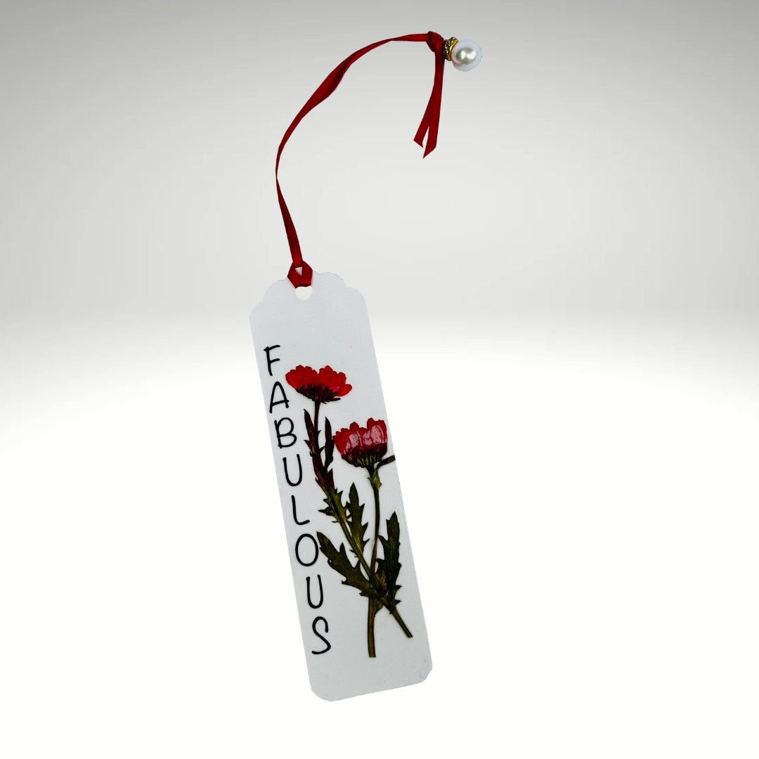 Floral Charm Bookmark - Fabulous