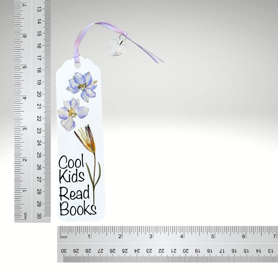 Floral Charm Bookmark - Cool Kids Read Books