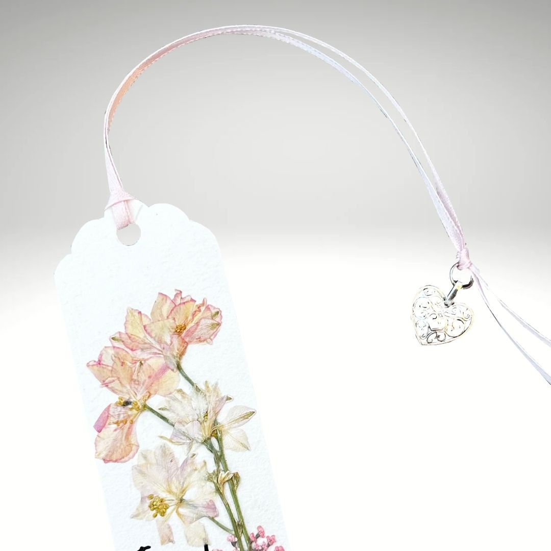 Floral Charm Bookmark - Just One More Page