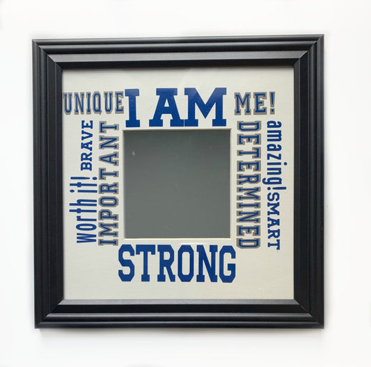 Motivational Mirror, I Am, with Affirmations