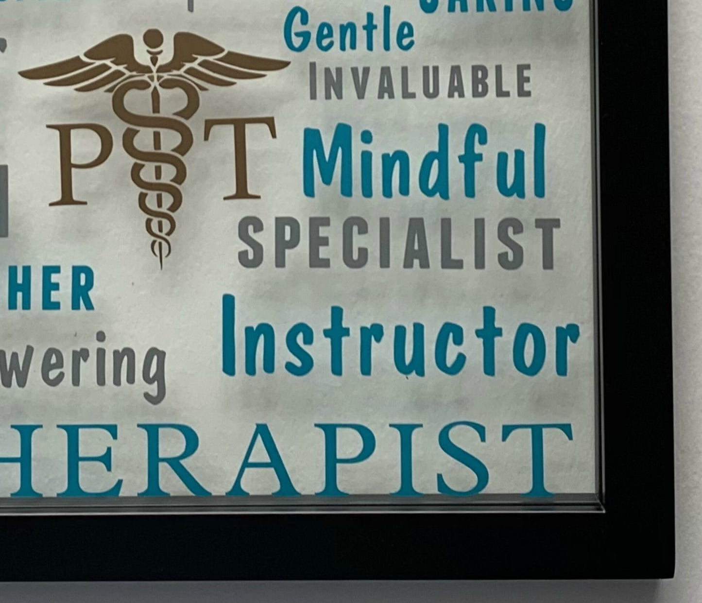 Personalized Physical Therapist Plaque