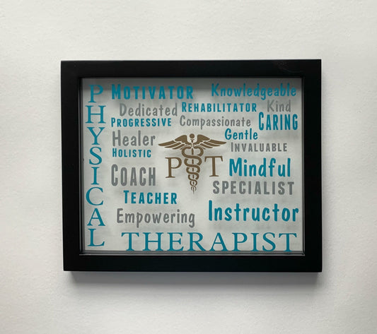 Personalized Physical Therapist Plaque