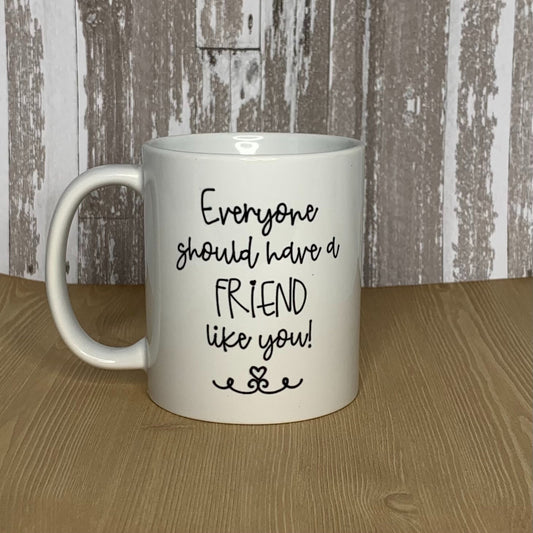 Best Friends Mug with Words of Affirmation